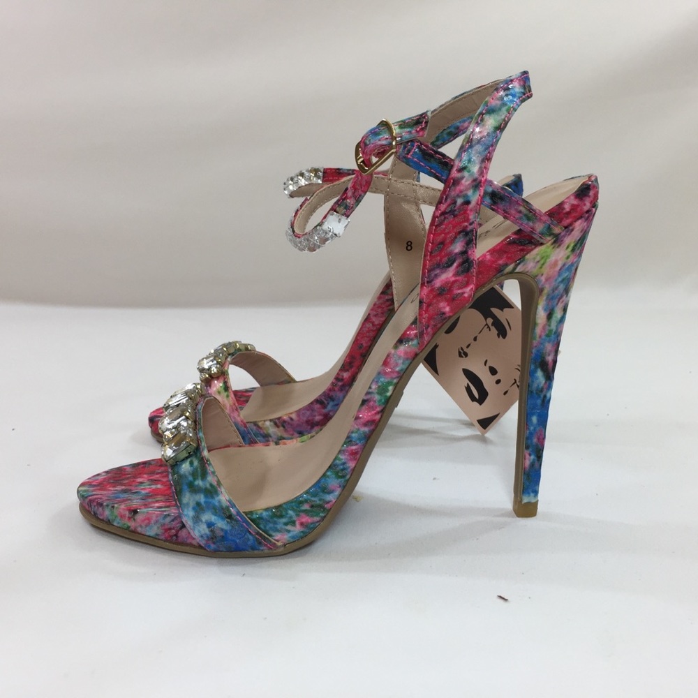 Zigisoho Rhinestone Heels 8